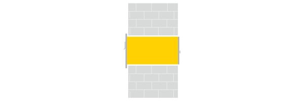 Durchwurfbriefkasten für Mauerstärke 501 - 620 mm