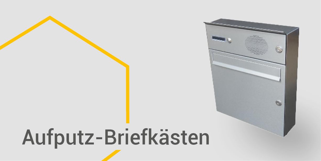 Aufputz Briefkastenanalgen