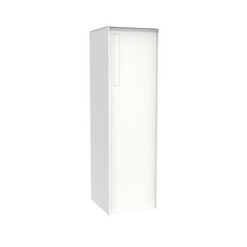 FENIX large freestanding design parcel box and letterbox RAL 9016 traffic white matt