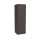 FENIX large freestanding design parcel box and letterbox RAL 8019 grey brown matt