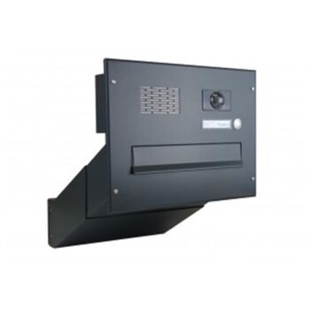 Kamera Durchwurf Briefkasten in RAL 7016 - T: 23-38 cm - D-041