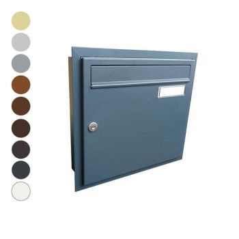 A-01 Flush-mounted letterbox different RAL colours
