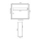 A-01 Flush-mounted letterbox traffic white (RAL 9016)