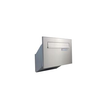 D-241 XXL stainless steel through wall letterbox (variable depth)