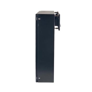 C-050 anthracite fence pass-through letterbox (RAL 7016)