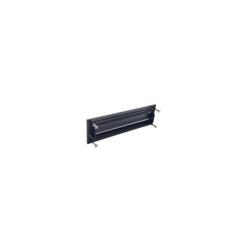 C-050 anthracite fence pass-through letterbox (RAL 7016)