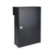 C-050 anthracite fence pass-through letterbox (RAL 7016)