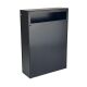 C-050 anthracite fence pass-through letterbox (RAL 7016)