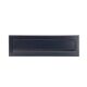 C-050 anthracite fence pass-through letterbox (RAL 7016)
