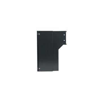 Mauerdurchwurf Briefkasten in RAL 7016 mit 2 Tastern - T: 18-27 cm - F-04