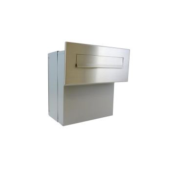 F-04 stainless steel through the wall letterbox (variable...