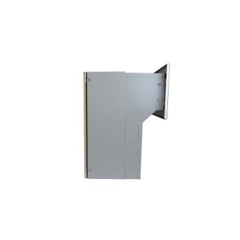 F-04 stainless steel through the wall letterbox (variable depth)