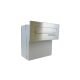 Edelstahl Mauerdurchwurf Briefkasten mit Klingel - T: 18-27 cm - F-04