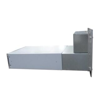 B-042 stainless steel through wall letterbox with 2 bells & intercom Sieve (variable depth)