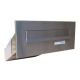 D-041 stainless steel through wall letterbox (variable depth)