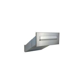 D-042 stainless steel through wall letterbox (variable depth)
