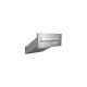 D-042 stainless steel through wall letterbox (variable depth)