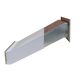 D-042 stainless steel through wall letterbox (variable depth)