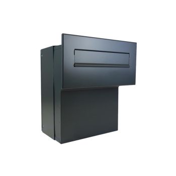 F-046 Wall conduct letterbox in RAL 7016 without nameplate