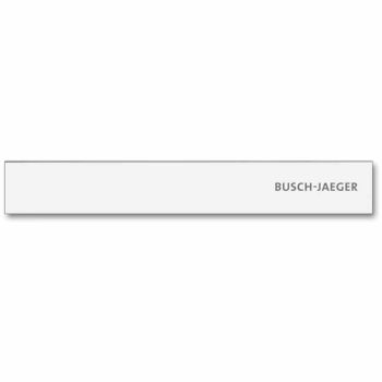 Busch-Jaeger 51381EP-W-03 Abschlussleiste Gr. 1/x...