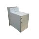 4er Edelstahl Mauerdurchwurf Briefkastenanlage mit Sprechsieb - T: 39-62 cm- B-042