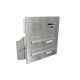 D-041 2-piece stainless steel wall letterbox with bells & intercom screen