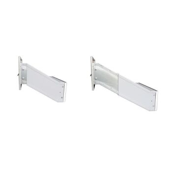 D-04 Cassetta postale bifamiliare  passante a muro con 2 campanelli color grigio antracite (RAL 7016) (profondità: 35-50 cm)