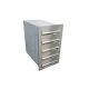 B-042 5-door stainless steel through wall letterbox system (variable depth)