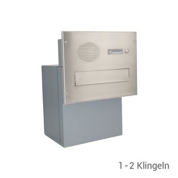 F-042 XXL stainless steel wall-mounted mailbox system...