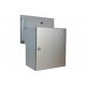 Edelstahl Mauerdurchwurf Briefkasten mit Sprechsieb und 2 Tastern - T: 18-27 cm - F-04