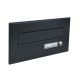 CD-26 Briefkasten Frontplatte mit Klingel in RAL 7016 (160x310 mm)