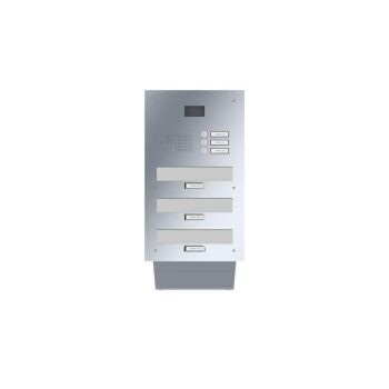 LEABOX Kamera Edelstahl Durchwurfbriefkasten - T: 26 - 41 cm