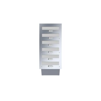 LEABOX Edelstahl Durchwurfbriefkasten - T: 26 - 41 cm
