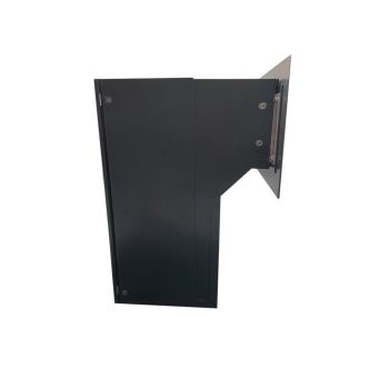 FLAT Design XXL stainless steel wall pass-through letterbox FX-042 (depth: 27-40.5 cm) w/o name plate