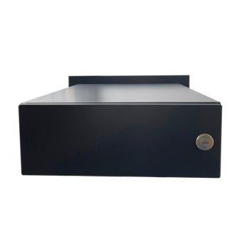 FLAT Design wall pass-through mailbox BX-042 (variable depth) without nameplate in RAL 7016