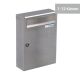 C-01 Edelstahl Aufputz-Briefkastenanlage (1-12 fach)