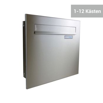 A-04 stainless steel V2A design letterbox (1-12 compartment)