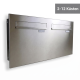 A-04 stainless steel V2A design letterbox (1-12 compartment)