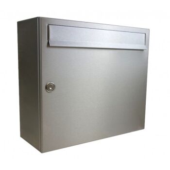A-015 Stainless steel V2A surface-mounted wall letterbox...