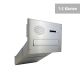 D-042 Stainless steel wall-mounted mailbox system with intercom screen