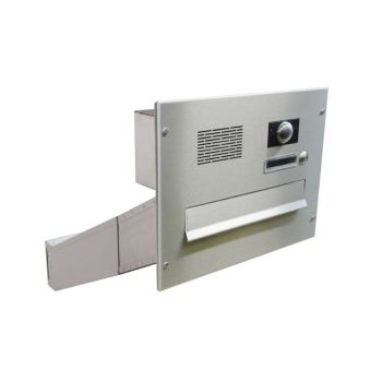 D-042 Stainless steel camera through-the-wall letterbox system
