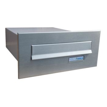 B-04 2-door stainless steel through wall letterbox system...