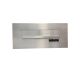 Stainless steel letterbox flat front panel