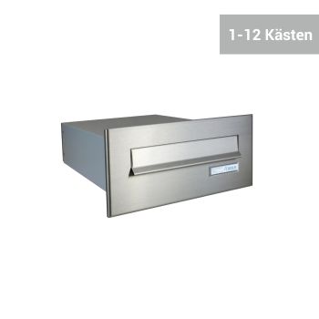 B-Serie Edelstahl Design Durchwurfbriefkasten (1-12 fach)