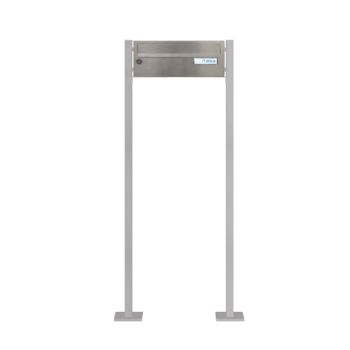 B-Serie Acciaio inox V2A Sistema di cassette per le lettere in acciaio inox a libera installazione (1-12 scomparti)