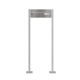 B-Serie Acciaio inox V2A Sistema di cassette per le lettere in acciaio inox a libera installazione (1-12 scomparti)