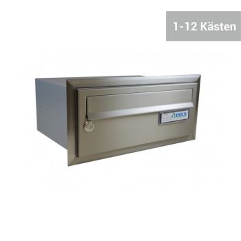 B-Series stainless steel V2A flush-mounted wall letterbox...