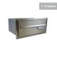 B-Series stainless steel V2A flush-mounted wall letterbox system (1-12 compartments)