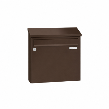 LEABOX Aufputzbriefkasten in RAL 8028 - LEA20