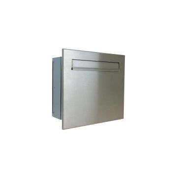AV-Serie Edelstahl Durchwurfbriefkasten - Tiefe 14,5 - 40 cm